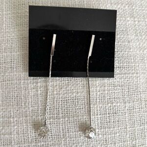 Elegant Silver Drop Earrings